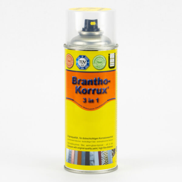 Brantho-Korrux 3 in 1 direct to metal, rust prevention paint in an 400ml aerosol spray can